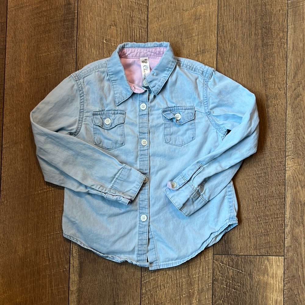 Cherokee Button Down Chambray Shirt